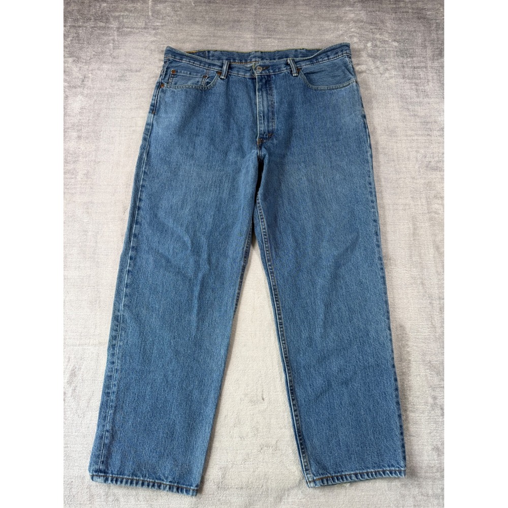 Levis Jeans Mens 38x30 Blue 550 Relaxed Fit Tapered Leg Denim Baggy